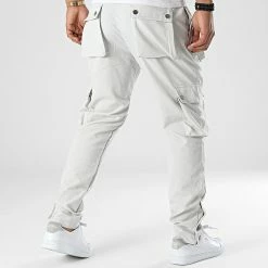 Top 10 🥰 Pantalon Cargo LL713 Gris Clair de Ikao 😍 -Ikao Soldes Boutique ikao 334241 LL713 GREY 20220826T151817 04