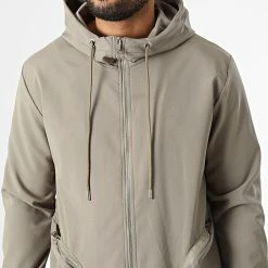 Meilleur prix 🧨 Ensemble Veste Zippée Capuche Et Pantalon Jogging LL602 Vert Kaki de Ikao 🎉 -Ikao Soldes Boutique ikao 334245 LL602 KHAKI 20220825T155349 02