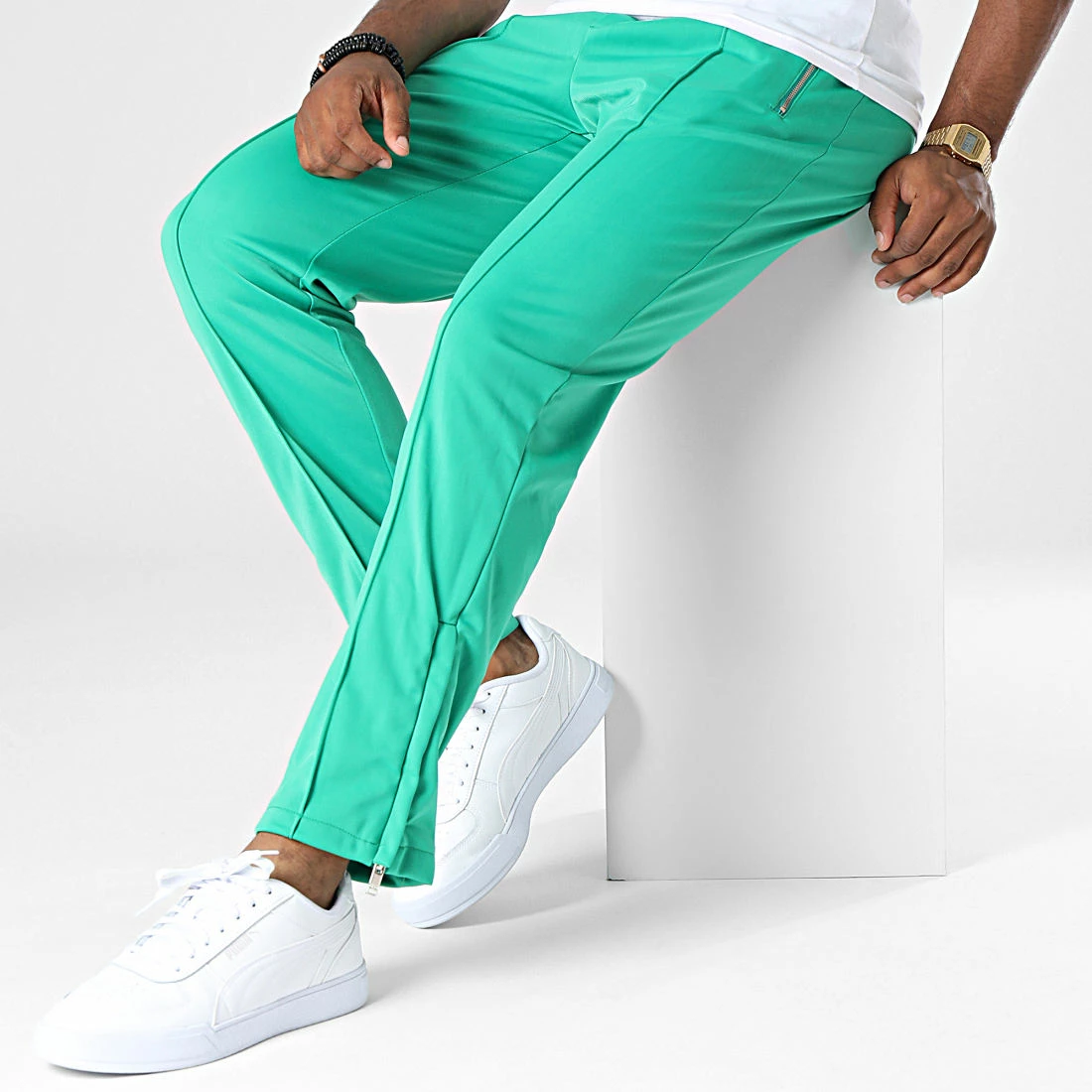 Acheter 😍 Pantalon Jogging LL718 Vert de Ikao ✔️ 5 Acheter 😍 Pantalon Jogging LL718 Vert de Ikao ✔️ – Image 3