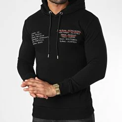 Sortie 💯 Sweat Capuche LL144 Noir de Ikao ✨ -Ikao Soldes Boutique ikao 336354 LL144 BLACK 20220913T153600 03