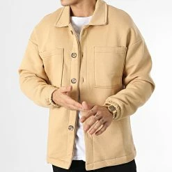 Remise 🥰 Surchemise LL708 Sable de Ikao 🎉