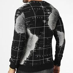 Budget ✔️ Sweat Crewneck LL192 Noir Blanc de Ikao 🔔 9 Budget ✔️ Sweat Crewneck LL192 Noir Blanc de Ikao 🔔 -Ikao Soldes Boutique ikao 336357 LL192 BLACK WHITE 20220909T150212 04