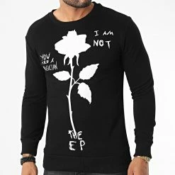 Les meilleures critiques de 🧨 Sweat Crewneck LL111 Noir Floral de Ikao 👍