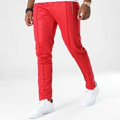 Offres 🥰 Pantalon Jogging LL718 Rouge de Ikao ⭐