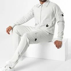 Top 10 🔥 Ensemble Veste Zippée Et Pantalon Jogging LL717 Gris Clair de Ikao 🛒