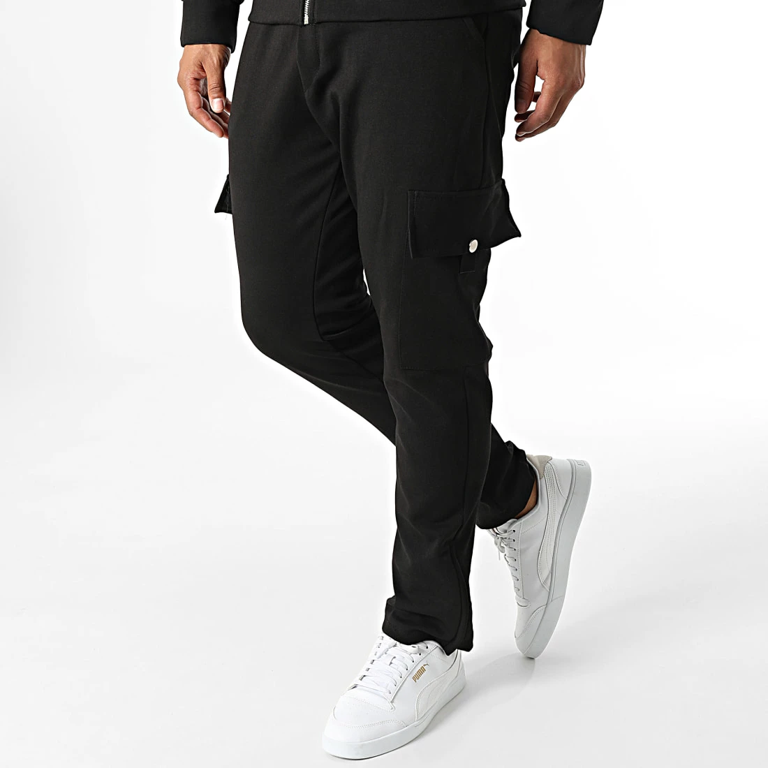 Offres ✨ Ensemble Veste Zippée Et Pantalon Jogging LL717 Noir de Ikao 🤩 6 Offres ✨ Ensemble Veste Zippée Et Pantalon Jogging LL717 Noir de Ikao 🤩 – Image 4