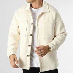 Nouveau 🔔 Surchemise LL708 Beige Clair de Ikao 😀