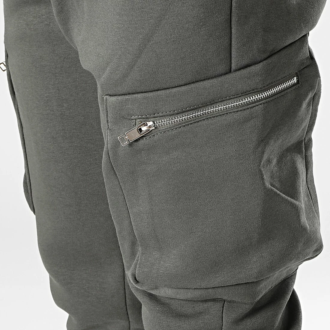 Nouveau 😀 Pantalon Jogging LL706 Vert Kaki de Ikao ✨ 4 Nouveau 😀 Pantalon Jogging LL706 Vert Kaki de Ikao ✨ – Image 2