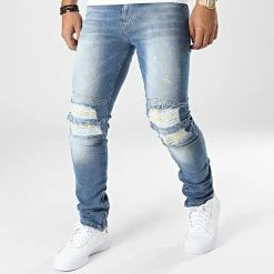 Offres 😀 Jean Skinny LL2000060 Bleu Denim de Ikao 🥰