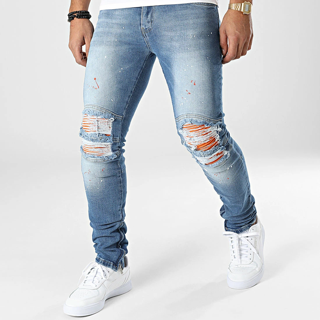 Remise 🎁 Jean Skinny LL2000060 Bleu Denim de Ikao 🔥 3 Remise 🎁 Jean Skinny LL2000060 Bleu Denim de Ikao 🔥