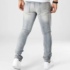 Vente flash ✔️ Jean Skinny LL2000051 Bleu Wash de Ikao ❤️ -Ikao Soldes Boutique ikao 336409 LL2000051 TINT BLUE 20220912T161048 04