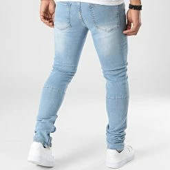 Offres 🥰 Jean Skinny LL2000058 Bleu Wash de Ikao 😉 -Ikao Soldes Boutique ikao 336412 LL2000058 LTBLUE 20220912T161402 04