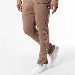 Sortie 💯 Ensemble Sweat Crewneck Et Pantalon Jogging LL716 Marron de Ikao 👍 -Ikao Soldes Boutique ikao 339433 LL716 BROWN 20220929T154936 04