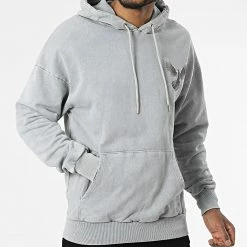 Meilleure vente ⭐ Sweat Capuche LL687 Gris de Ikao 👍 -Ikao Soldes Boutique ikao 339445 LL687 GREY 20220929T162701 03