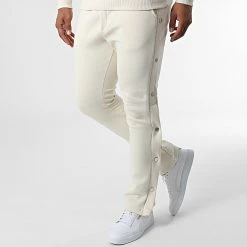 Meilleure affaire 🥰 Ensemble Sweat Crewneck Et Pantalon Jogging LL716 Beige de Ikao ⌛ -Ikao Soldes Boutique ikao 339451 LL716 BEIGE 20221007T154431 04