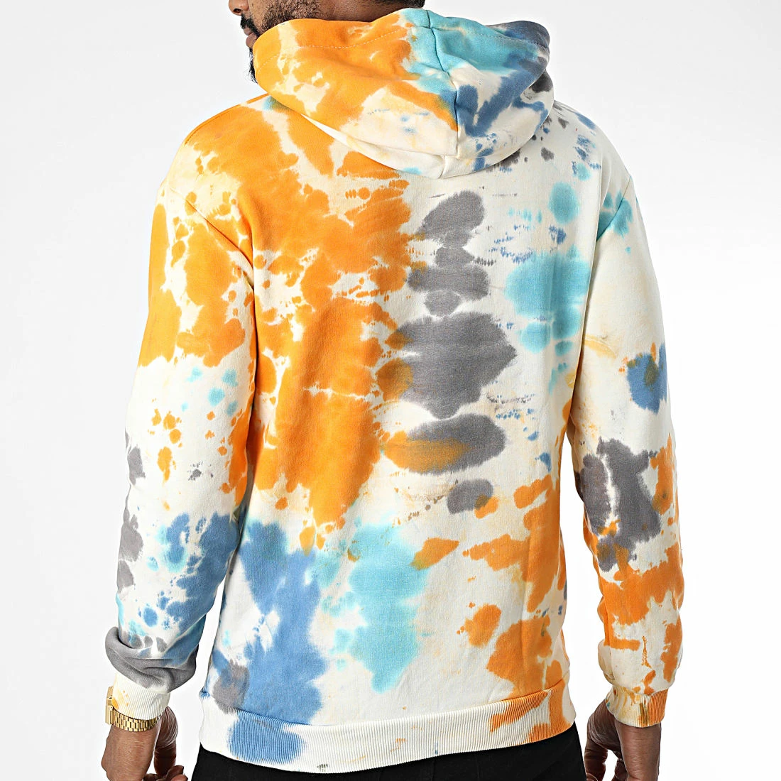 Le moins cher 🔔 Sweat Capuche LL221 Beige Orange de Ikao 😉 6 Le moins cher 🔔 Sweat Capuche LL221 Beige Orange de Ikao 😉 – Image 4