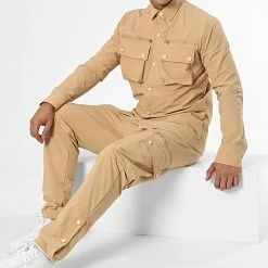 Meilleure affaire 🥰 Ensemble Cargo LL682K Beige de Ikao 🧨