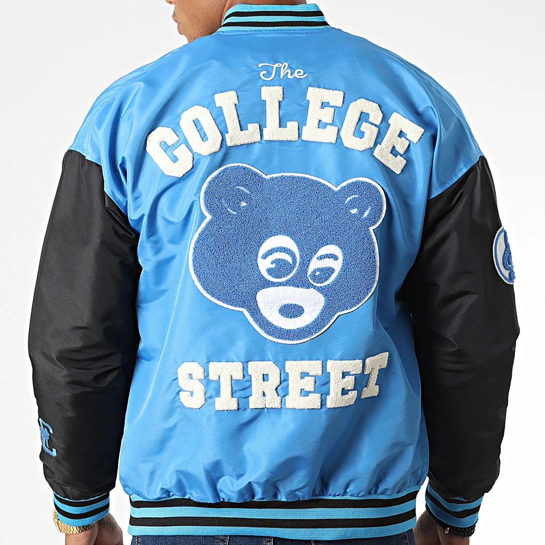 Acheter 😀 Veste Teddy LL2019 Bleu Clair Noir de Ikao 💯 6 Acheter 😀 Veste Teddy LL2019 Bleu Clair Noir de Ikao 💯 – Image 4