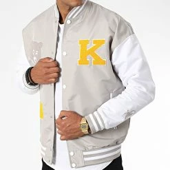Coupon 💯 Veste Teddy LL2019 Gris Blanc de Ikao 🎉