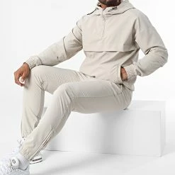 Acheter 😍 Ensemble De Survetement LL727 Beige de Ikao 👍