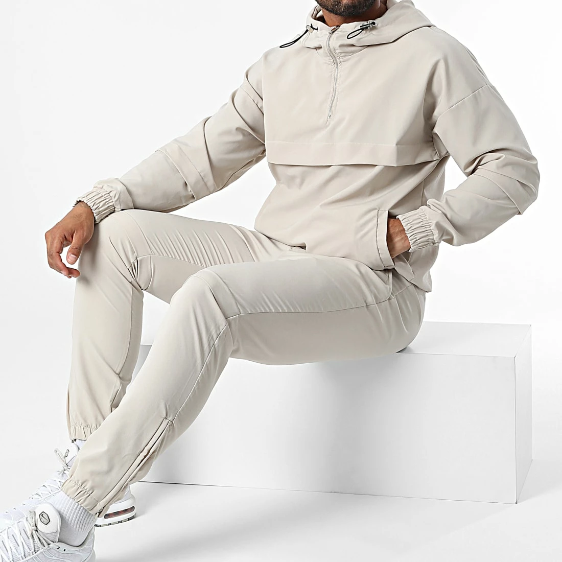 Acheter 😍 Ensemble De Survetement LL727 Beige de Ikao 👍 3 Acheter 😍 Ensemble De Survetement LL727 Beige de Ikao 👍