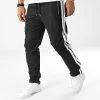 Meilleure vente 🌟 Pantalon Jogging A Bandes LL725 Noir Blanc de Ikao 😀 -Ikao Soldes Boutique ikao 341928 LL725 BLACK 20221017T145955 01