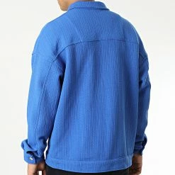 Nouveau ✨ Surchemise Manches Longues LL726 Bleu Roi de Ikao 🔔 -Ikao Soldes Boutique ikao 341932 LL726 SAKS 20221017T152725 04