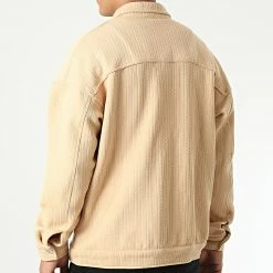 Nouveau 🎉 Surchemise Manches Longues LL726 Beige de Ikao ⌛ -Ikao Soldes Boutique ikao 342019 LL726 K BEIGE 20221017T152746 04