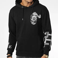 Nouveau 🔥 Sweat Capuche LL528 Noir de Ikao ❤️ -Ikao Soldes Boutique ikao 345779 LL528 BLACK 20221027T151718 04