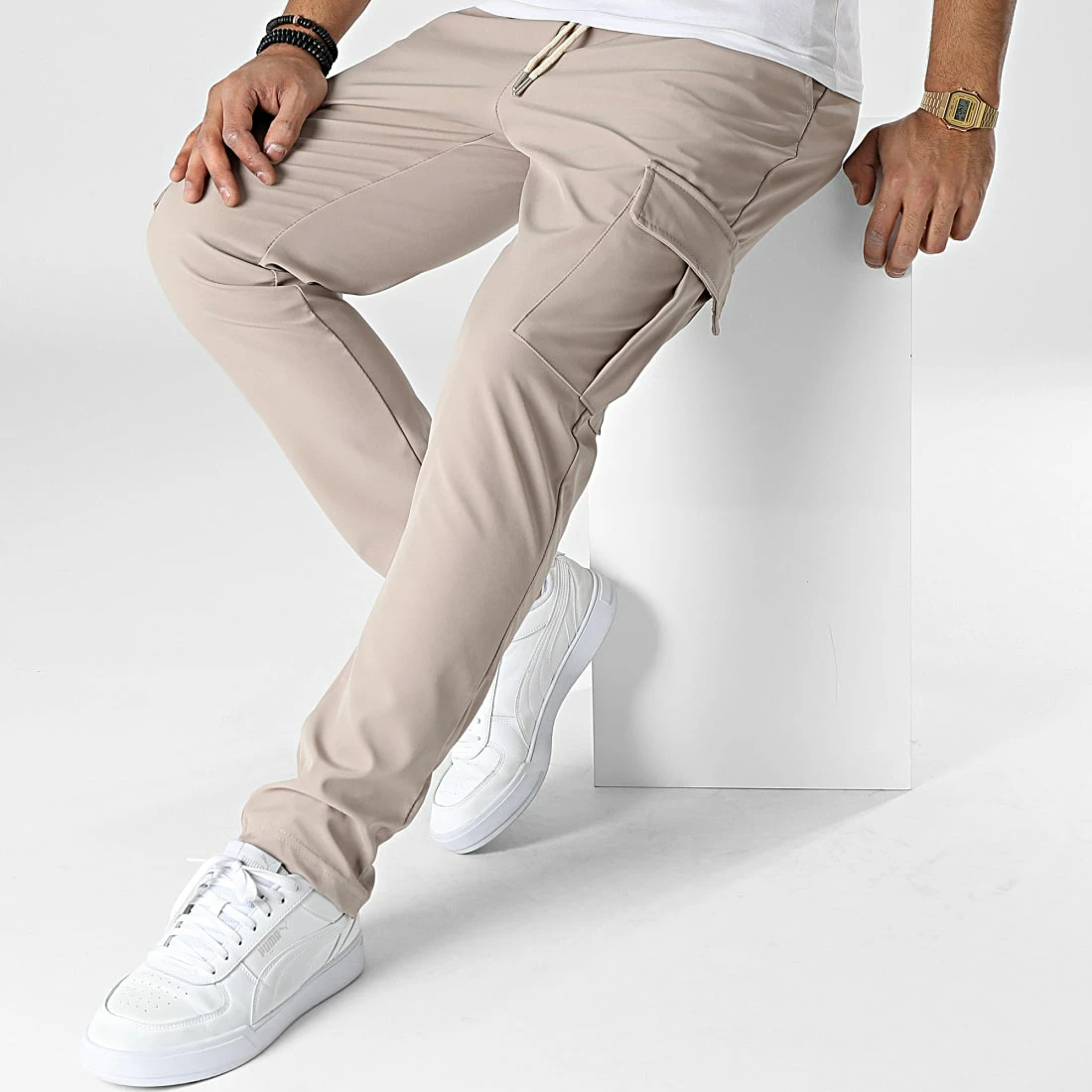 Top 10 🎉 Pantalon Cargo LL615 Beige de Ikao 🌟 5 Top 10 🎉 Pantalon Cargo LL615 Beige de Ikao 🌟 – Image 3