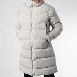 Meilleure affaire 🥰 Doudoune Longue A Capuche LL2019 Gris de Ikao ❤️ -Ikao Soldes Boutique ikao 345786 LL2019 07 GREY 20221027T151409 03