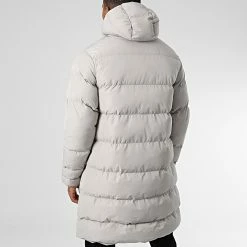 Meilleure affaire 🥰 Doudoune Longue A Capuche LL2019 Gris de Ikao ❤️ -Ikao Soldes Boutique ikao 345786 LL2019 07 GREY 20221027T151410 04