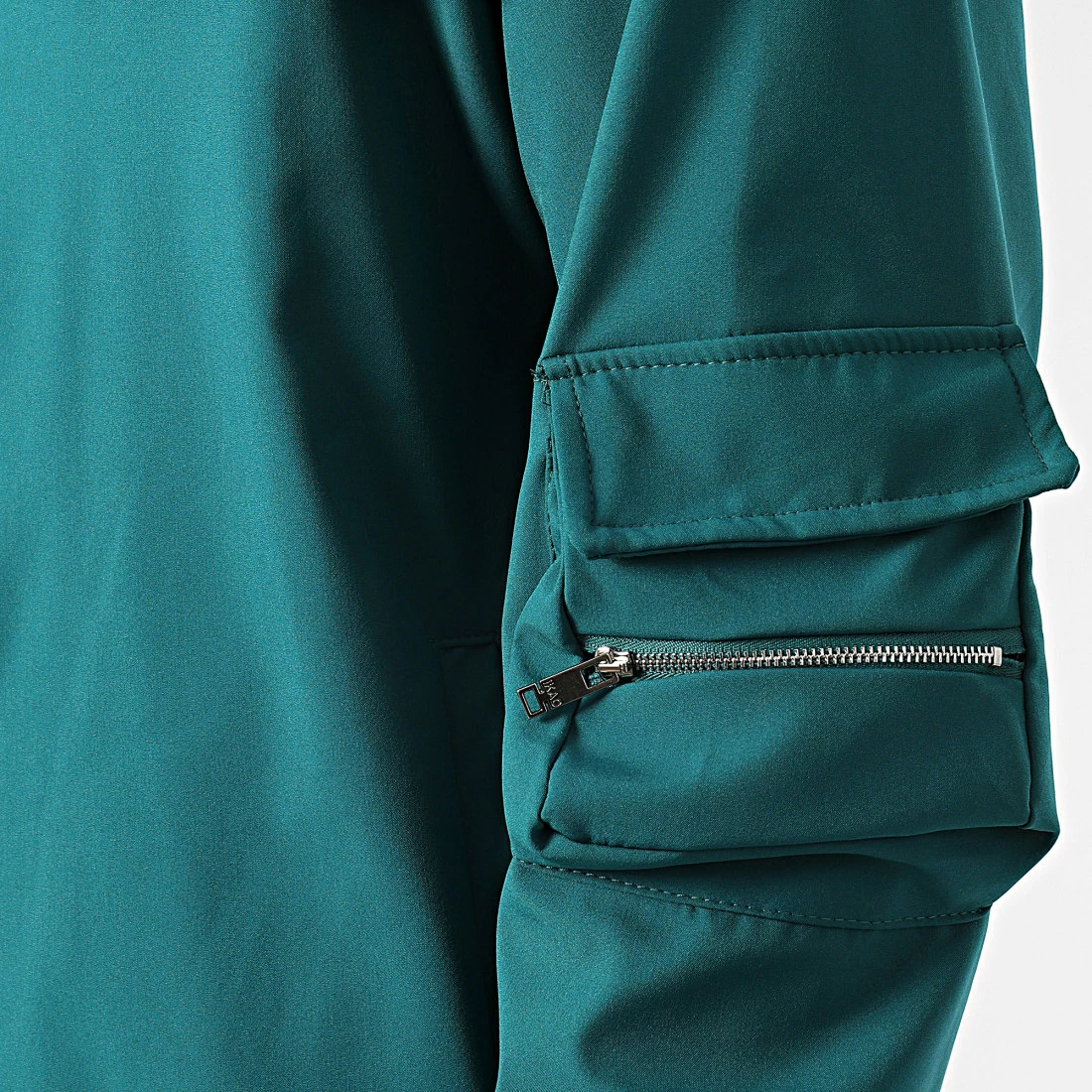 Remise ⭐ Ensemble Sweat Zippé Capuche Et Pantalon Cargo LL715 Vert de Ikao 🛒 4 Remise ⭐ Ensemble Sweat Zippé Capuche Et Pantalon Cargo LL715 Vert de Ikao 🛒 – Image 2