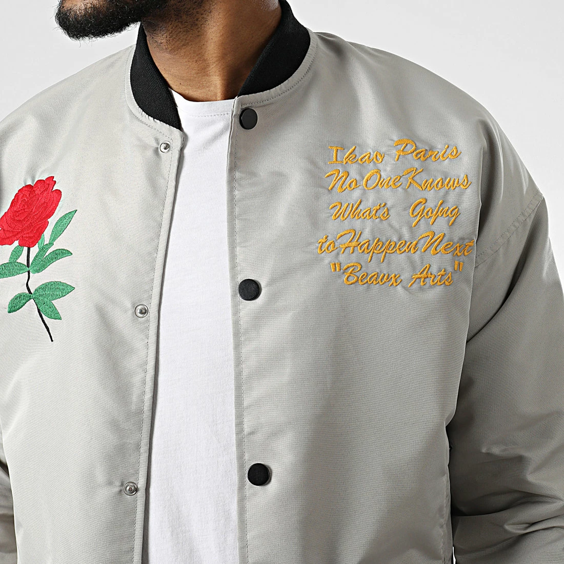 Budget ❤️ Veste LL2019-08 Gris de Ikao ❤️ 4 Budget ❤️ Veste LL2019-08 Gris de Ikao ❤️ – Image 2