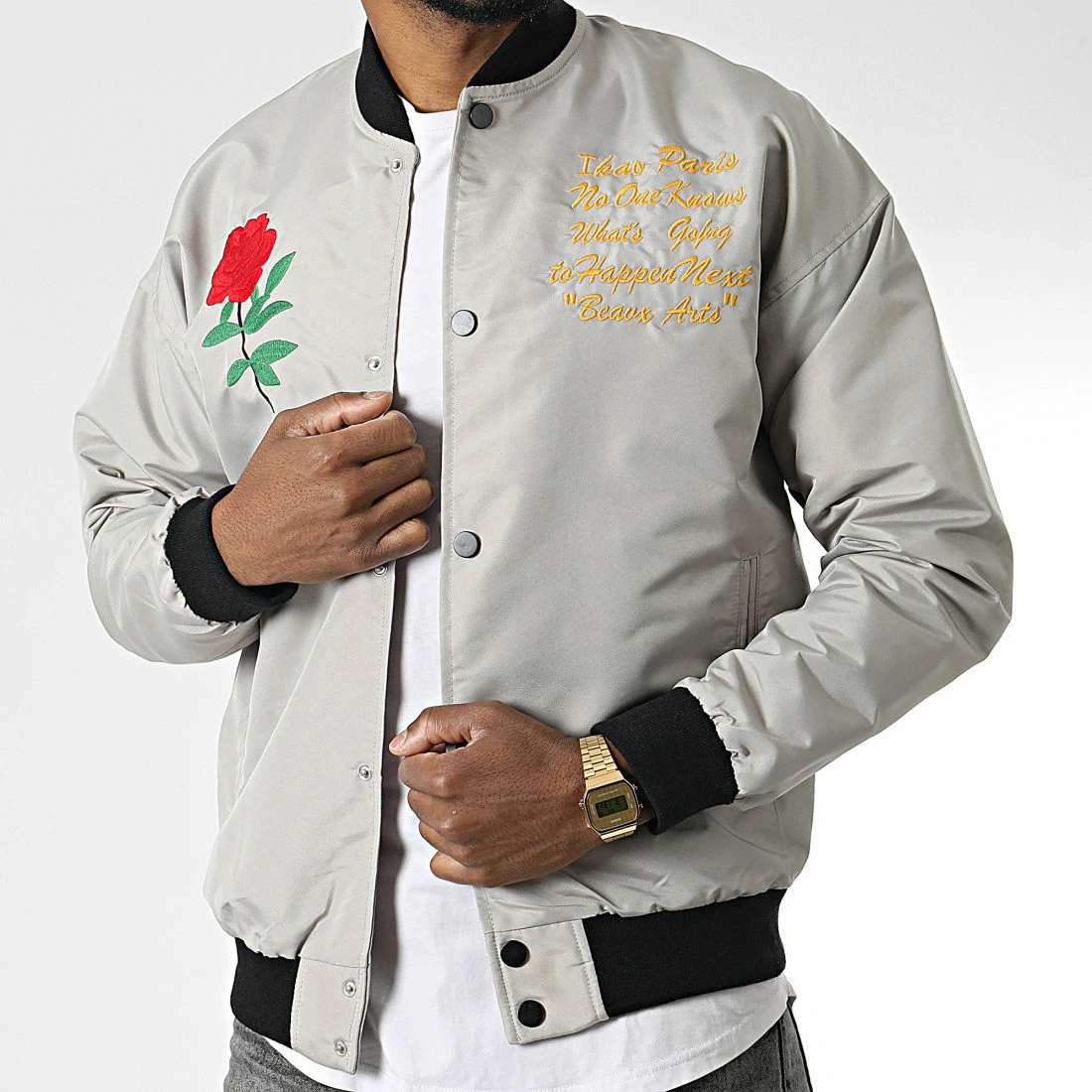 Budget ❤️ Veste LL2019-08 Gris de Ikao ❤️ 5 Budget ❤️ Veste LL2019-08 Gris de Ikao ❤️ – Image 3