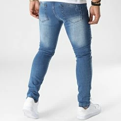 Meilleure affaire 👏 Jean Slim LL2000061 Bleu Wash de Ikao 😀 -Ikao Soldes Boutique ikao 345884 LL2000061 BLUE 20221108T143855 04