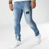 Sortie 🎉 Jean Slim LL2000067 Bleu Wash de Ikao 🧨 -Ikao Soldes Boutique ikao 345889 LL2000067 BLUE 20221108T142117 01