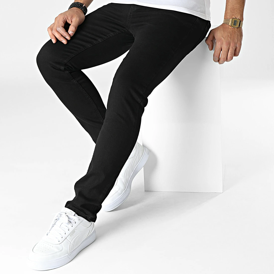 Promo 🌟 Jean Slim LL2000066 Noir de Ikao ✨ 5 Promo 🌟 Jean Slim LL2000066 Noir de Ikao ✨ – Image 3