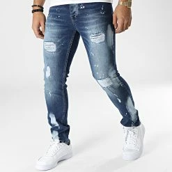 Sortie 👏 Jean Slim LL2000063 Bleu Denim de Ikao 🔥