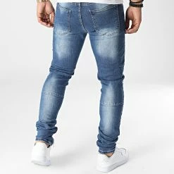 Vente flash 🌟 Jean Slim LL2000073 Bleu Denim de Ikao 🌟 8 Vente flash 🌟 Jean Slim LL2000073 Bleu Denim de Ikao 🌟 -Ikao Soldes Boutique ikao 345897 LL2000073 BLUE 20221124T092050 04