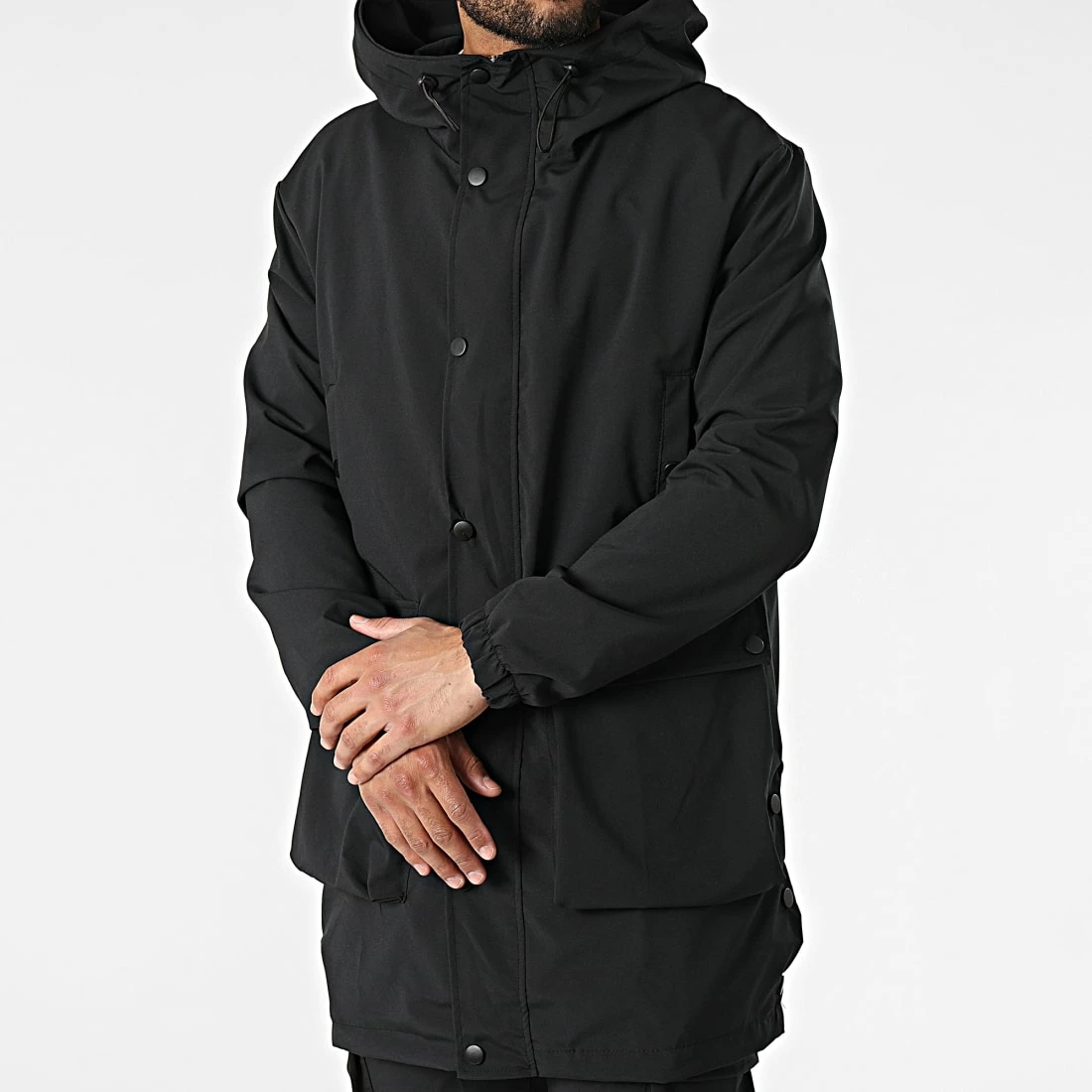 Bon marché 💯 Ensemble Veste Zippée Capuche Et Pantalon Jogging LL559 Noir de Ikao ✨ 6 Bon marché 💯 Ensemble Veste Zippée Capuche Et Pantalon Jogging LL559 Noir de Ikao ✨ – Image 4