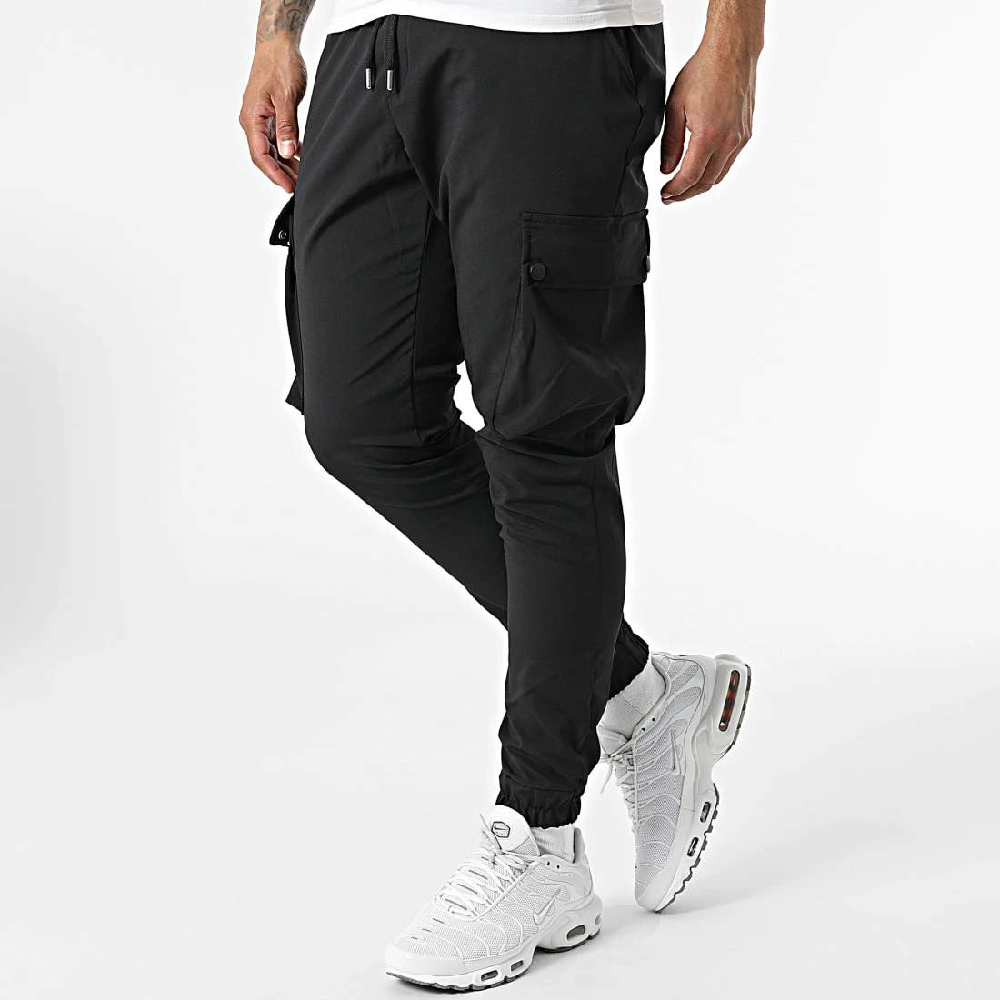 Bon marché 💯 Ensemble Veste Zippée Capuche Et Pantalon Jogging LL559 Noir de Ikao ✨ 7 Bon marché 💯 Ensemble Veste Zippée Capuche Et Pantalon Jogging LL559 Noir de Ikao ✨ – Image 5