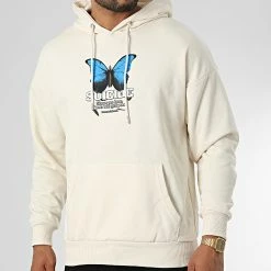 Sortie 🔔 Sweat Capuche LL688 Beige de Ikao ⭐ -Ikao Soldes Boutique none 333217 LL688 BEIGE 20220818T151214 04