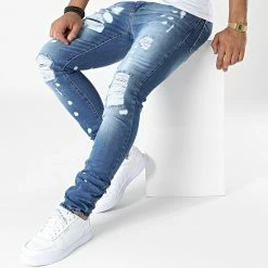 Meilleur prix ✨ Jean Slim DH-3903 Bleu Denim de Ikao 👏 -Ikao Soldes Boutique project x paris 325745 DH 3903 LL2000034 BLUE 20220627T160131 03